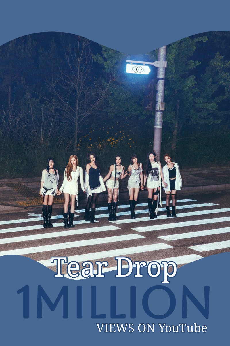 CSYNEWS's tweet photo. 📰 #NEWS | 'Tear Drop' MV surpasses 1,000,000 views on YouTube! 

🔗: https://t.co/FsxH6GM77i

#클라씨 #CLASSy @CLASSy_twt_ https://t.co/WUix0FMNG7