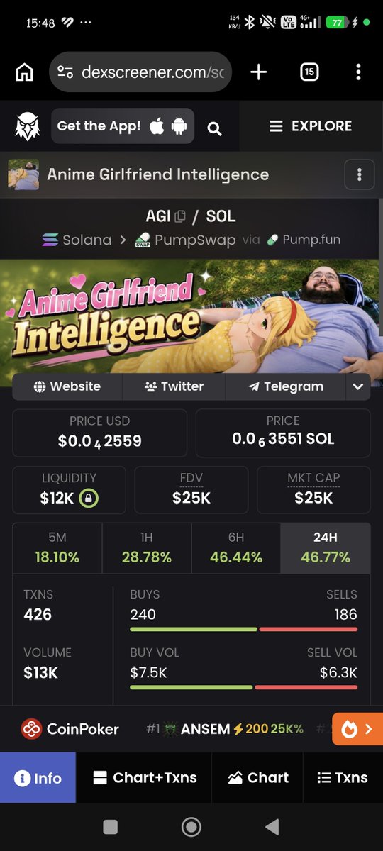 CryptoMaxinews's tweet photo. If $Ansem can do it, then $Agi should be able to too, because they are both CTOs with 5 million viewers. https://t.co/yE9AwDA0Fy