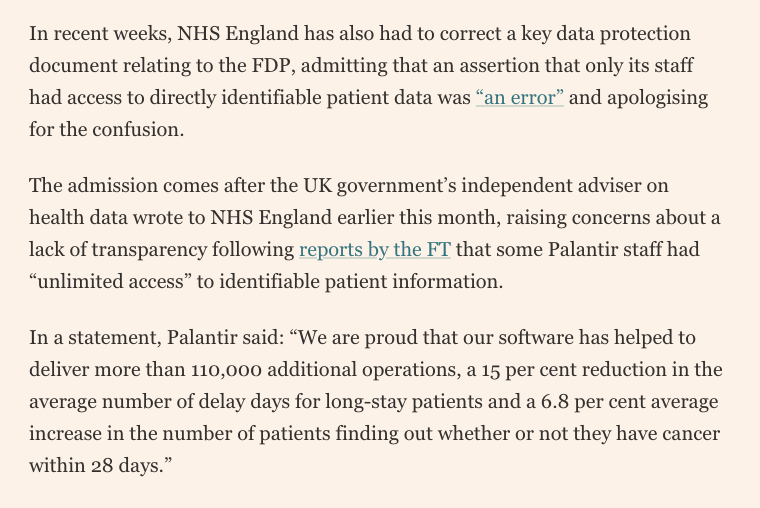 alexander_minh's tweet photo. NHS England forced to admit its data does NOT prove Palantir's effectiveness

MPs call for independent audit, as ministers consider ending the NHS contract with Palantir

https://t.co/qDuXtMTIVq https://t.co/pjtm273Y7x