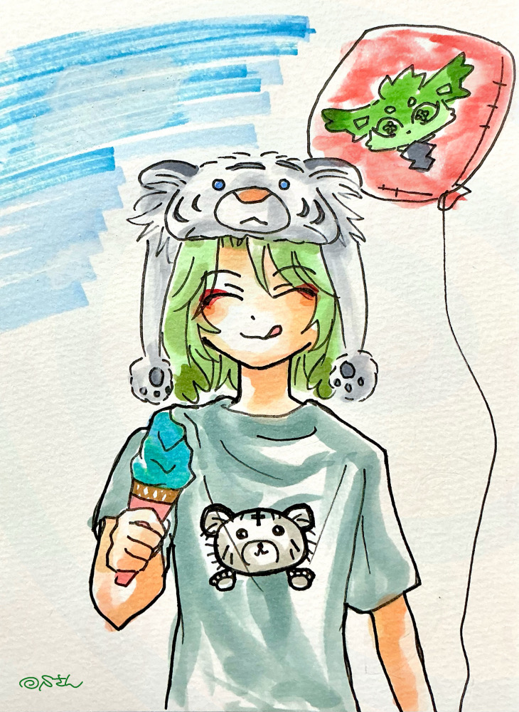 kurouzuCenter's tweet photo. 渦乃お絵描き🍥オケ
お出かけごきげん💚🎡🦁🍦🎈🍥🍥🍥 https://t.co/T7hDIbs1pm