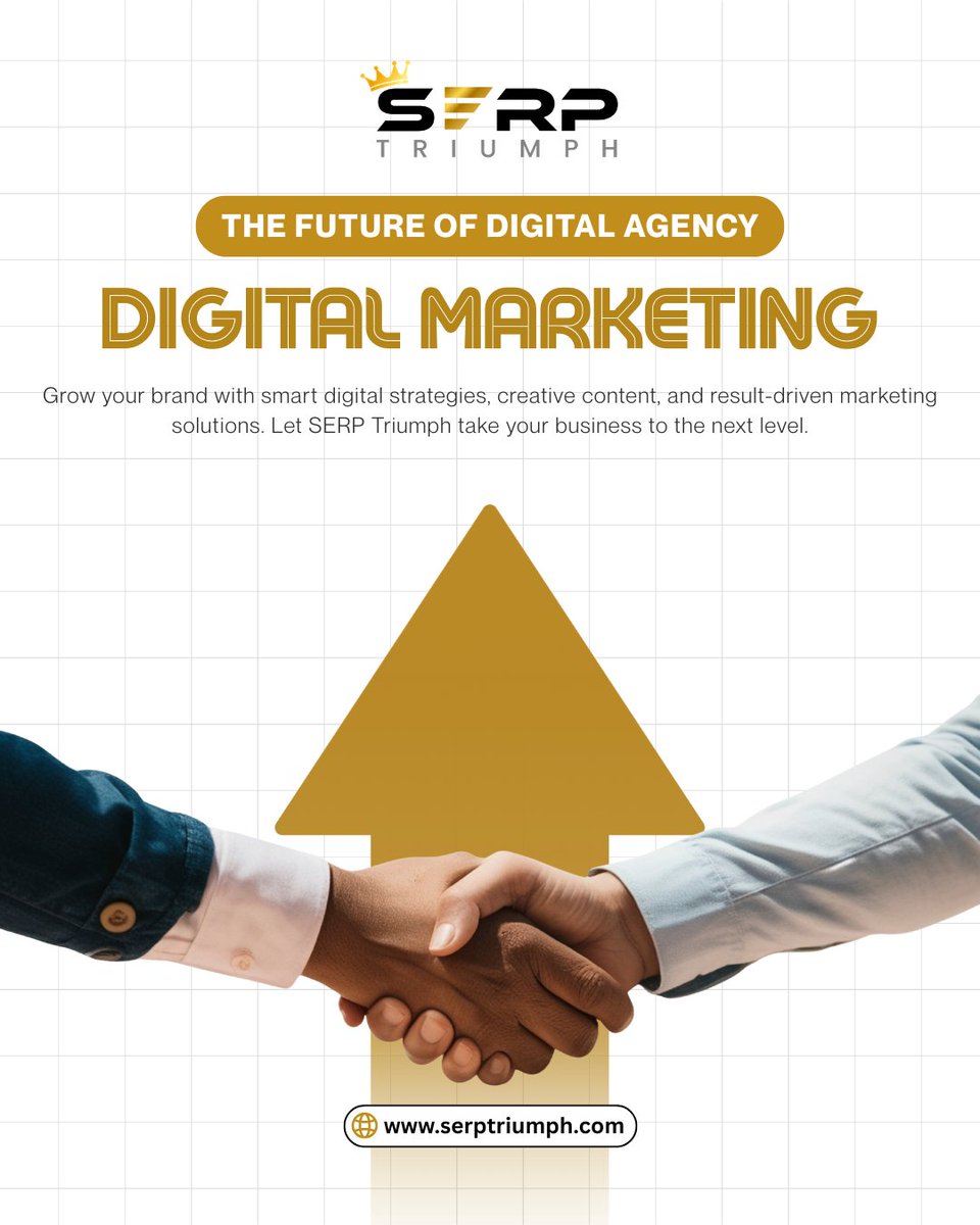 SerpTriumph's tweet photo. 🚀 Your business deserves more than visibility—it deserves growth.

At SERP Triumph, we help brands grow with data-driven SEO, Social Media Marketing, PPC, Content Marketing &amp; Web Development.

Let's turn clicks into customers. 📈
🌐 https://t.co/sdRXxpDu1U

#DigitalMarketing https://t.co/Y4yRuFQwAv