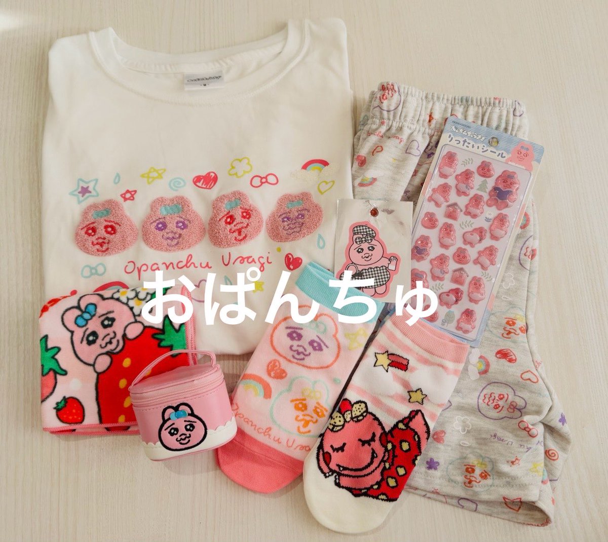 moumou_cha's tweet photo. おぱんちゅ🐰❕
出遅れて欲しいのなくなったりしてたけど
Tシャツ ルームパンツなんとか買えたﾖｶｯﾀｰT_T❕

かわいいﾝﾖ🫶🏻🫶🏻 https://t.co/Kyl5IF7Vji