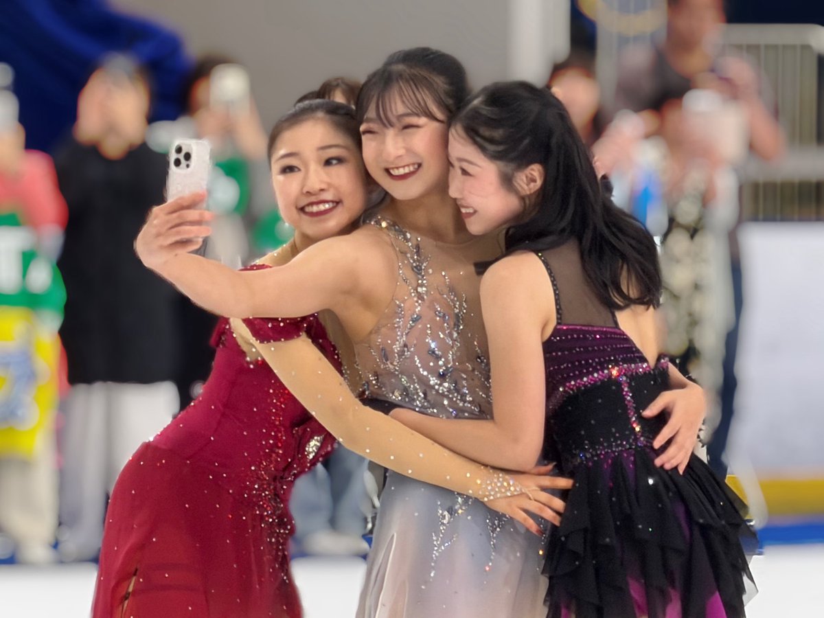 nice_rice_ice's tweet photo. #千葉百音
#坂本花織
#中井亜美 https://t.co/aOCNjYFXvQ