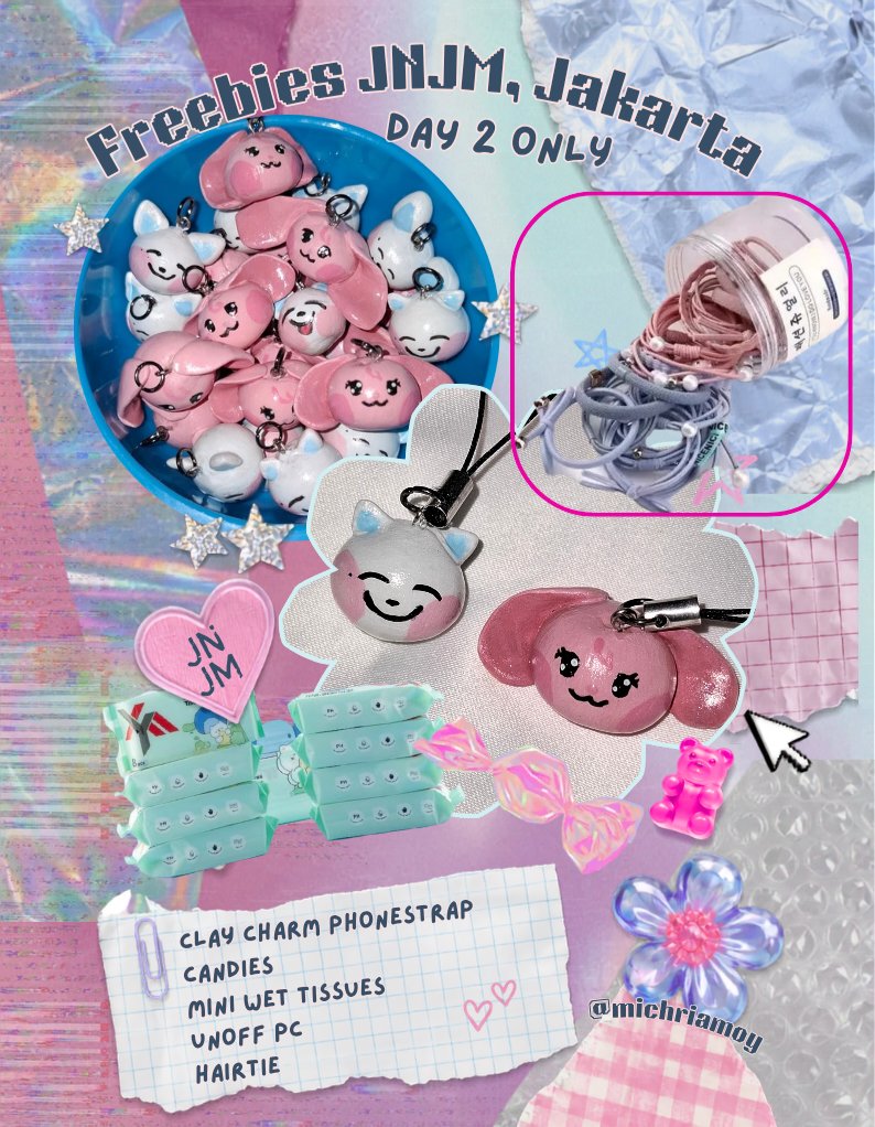 michriamoy's tweet photo. Freebies JNJM Jakarta Day 2💘
(rt &amp; likes are appreciated)

📍tba, but mainly inside the venue
📅 5 Juli 2026
‼️Limited Qty ><

Ini freebiesnya hasil collab sama mutual ku yg prefer not mentioned yaa, kalo dapet please jangan dibuang🥲
&amp;&amp;&amp; semoga sukaa, see yaa~✨️ #JNJM https://t.co/PRrGPr8Sd9