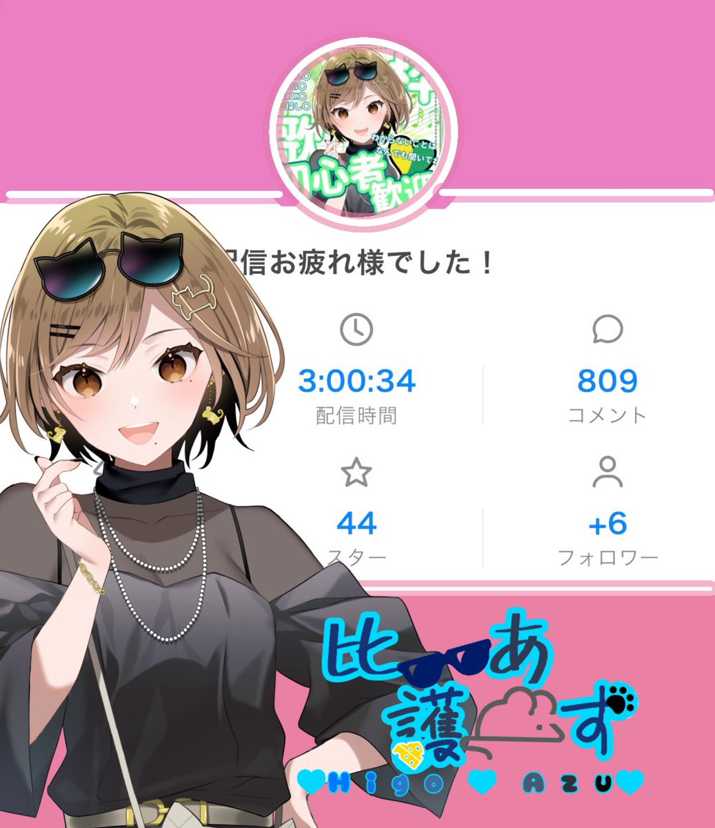 Azu_Higo's tweet photo. #ひごといっしょ 
みんなウェルパ歌雑枠に遊びきてくれて
ありがとう🫶
今日はちゃんと機材入っててアカペラじゃ
なかったよ？www
楽しかったのでこれから日曜日はこの感じで
やっていこうと思います！
よろしくお願いします🙏🏻 https://t.co/fH0pM9Ctr9