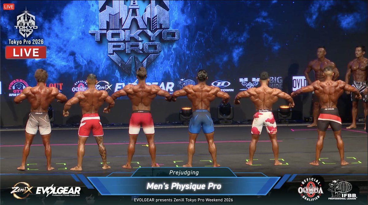 bodybuilding_pz's tweet photo. 東京プロ
メンズフィジーク 1st コールアウト

TOP4🔥
Ryo Terashima🇯🇵
Junpei Taguchi🇯🇵
Heng Zhao🇨🇳
Naoya Amano🇯🇵 https://t.co/qmBeSYWqFh