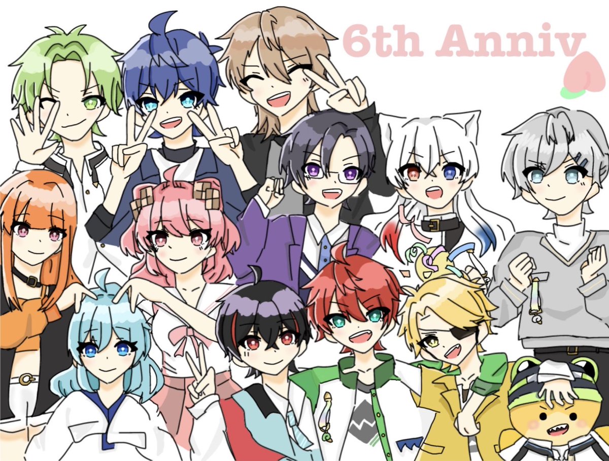 yuta_JY's tweet photo. 6周年おめでとうございます❣️
 #ぴちあーと 
 #からぴち６周年 
 #カラフルピーチ6周年 https://t.co/TjUAdgrMLy