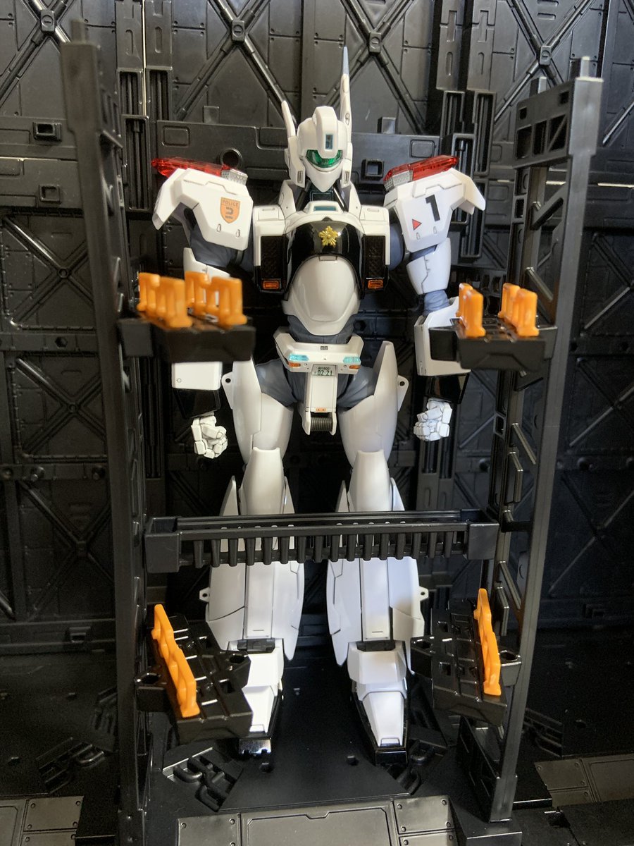Justeproject's tweet photo. 今日5つ目はBANDAIパトレイバーEZY RG 1/48 AV98Plus✨🤩😆👍これまたすごいキット😊出来が素晴らしい😁✨✨✨
墨入れすらするか迷いましたがしてみました😌

#プラモデル  #プラモ　#パトレイバー　#バンダイ　#BANDAI #イングラム
#パトレイバーEZY #RG https://t.co/UI5bHptU1A