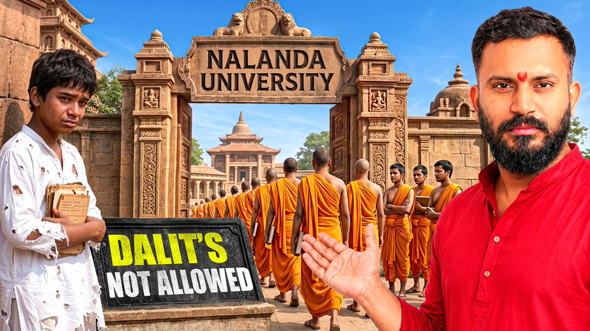 rai_kaushlesh's tweet photo. 'For 3,000 years, 10% of Brahmins enjoyed a 100% reservation in education. Similarly, Vaishyas monopolised trade and business. Yet no one questioned their monopoly. Now that efforts are being made to create a more equal society, why has everyone suddenly become so restless?' says the so-called Indian educator and author Vikas Divyakirti.

From Dr Bhimrao Ambedkar to Periyar and Jyotirao Phule, all have made similar claims.

The Dossier examined the British East India Company's administrative records, the India Office Records preserved at the British Library in London, reports by British collectors, minutes of government meetings, and survey reports prepared by British officials - all contemporary primary sources.

What we found was intriguing: none of those claims, whether made by Divyakirti, Phule, or others, stood up to scrutiny.

Watch the Full Investigation video Here. 

Video Link:- https://t.co/vOp13bCQvQ