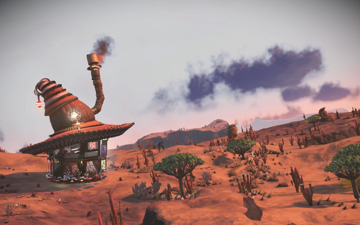JOJONMS777's tweet photo. @NoMansSky @NoMansSkyGame  Pumpkin café #nomanssky https://t.co/s0j38JdTuJ