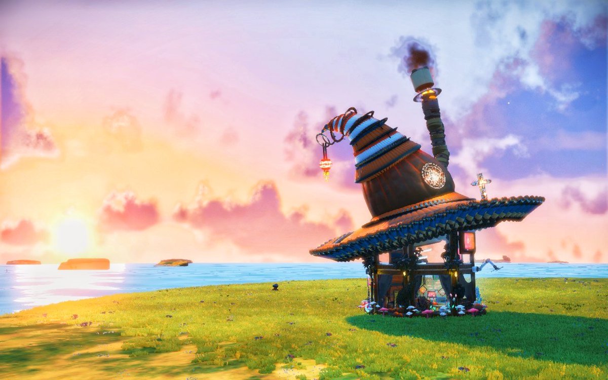 JOJONMS777's tweet photo. @NoMansSky @NoMansSkyGame  Pumpkin café #nomanssky https://t.co/s0j38JdTuJ