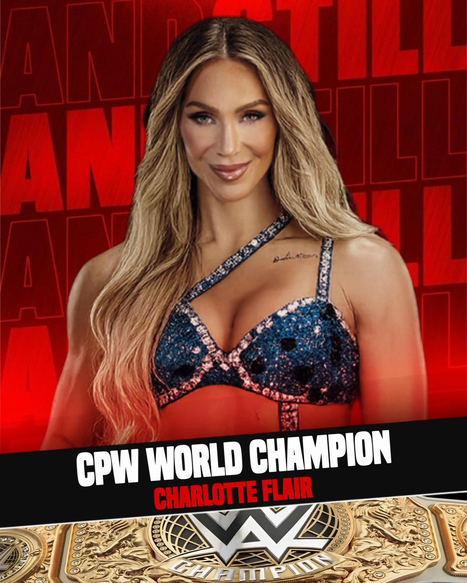 Cautionarybxe's tweet photo. π: #ANDSTLL The Queen reclaims her throne! Charlotte Flair (@aescado) retained her Womenβs World Championship! https://t.co/8Kgtfnz2sy