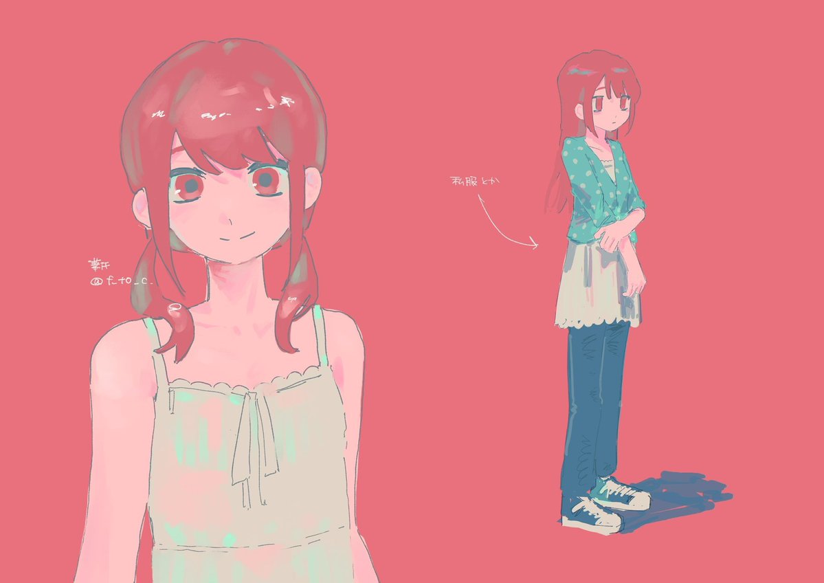 f_to_c__'s tweet photo. 🏷️に載せてたやつ再掲
#イラスト https://t.co/zQDXGPwxhJ
