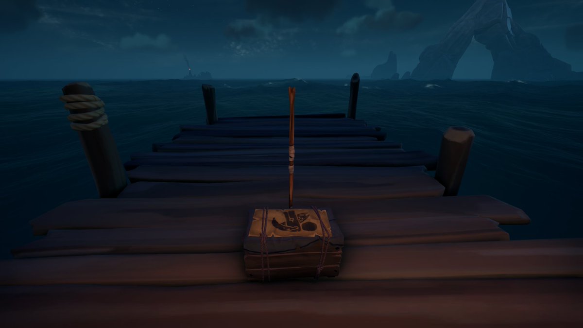 Nicolas_Creww's tweet photo. Finished my voyage for today, hope any of you find this crate that I left with some supplies so you can keep celebrating the Community Weekend. 

Happy sailing mateys and greetings from Ecuador! 🍻🏴‍☠️🇪🇨

#SeaOfThieves @SeaOfThieves #BeMorePirate https://t.co/59BGa3irMO