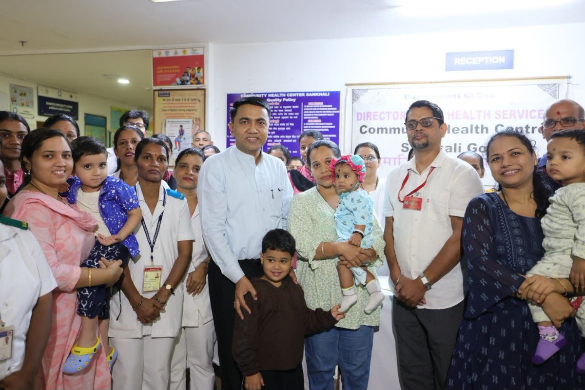 DrPramodPSawant's tweet photo. Launched Goa’s Pulse Polio Immunisation Campaign in Sankhali this Sunday.

Protecting our children and preserving India’s polio free future is a responsibility we carry with pride.

I urge every parent to come forward and ensure their little ones receive their polio drops. Every drop counts in building a healthier, stronger Goa.