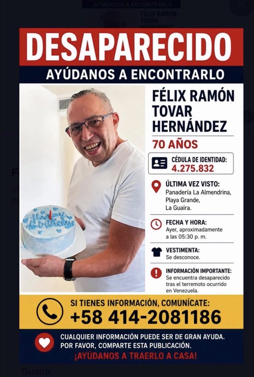 nashzamb's tweet photo. @odilioe @nayibbukele Felix Tovar también está en esa panadería por favor, no sabemos nada de él!!! https://t.co/u31ReeBKcw