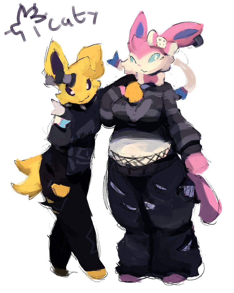 Cataclysm_02's tweet photo. Quick doodle cuz i really liked their desings https://t.co/uBNSBlID62