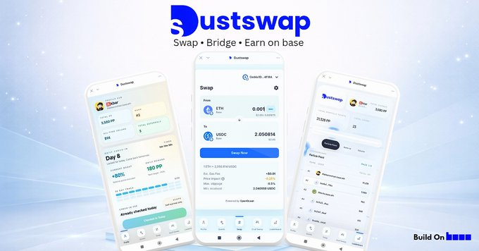 btc25_99's tweet photo. Swapping on base should be fast, simple, and efficient. ⚡

Exploring DustSwap and its smooth trading experience. Excited to see how the platform continues to evolve! 🚀

#DustSwap #base #DeFi #Crypto https://t.co/aiAzRLuzTN