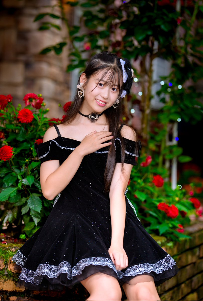 黒いドレスのさきちゃん🦢 2026.6.20. 6月の森 Rockets撮影会 #白鳥