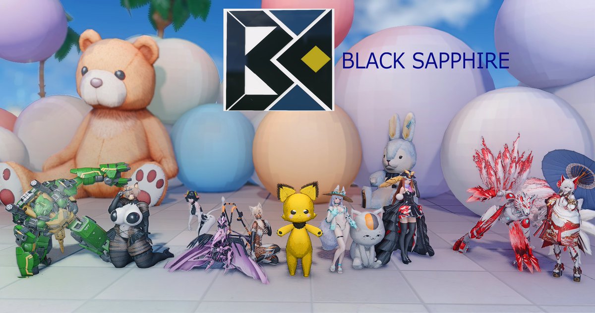ELLE_Yzark's tweet photo. #ma7ロゴ
#PSO2NGS_SS
6/27は「BLACK SAPPHIRE」で【アニマル】がコーデテーマの披露会でした♪🐶🐱🐰
余興でクイズ大会やったら思いのほか盛り上がってくれてリベンジしたい子とかもいちゃったりして主催者としてとても嬉しかったです😊♪
※１枚目は集合ｓｓで２枚目は披露してくれた子とｓｓ🖼✨ https://t.co/FJil8mZqnD