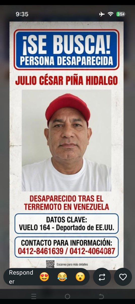 Dorarkys's tweet photo. Murió en La Guaira un habitante de mi pueblo y muy querido Señor 🥲
El era de aquí de Falcón pero era parte de los deportados que se quedaron en hoteles allá💔
En paz descanse su alma.
Tengan en sus oraciones a su esposa e hijos también por favor 🙏
#Venezuela https://t.co/w1AdnAmuca