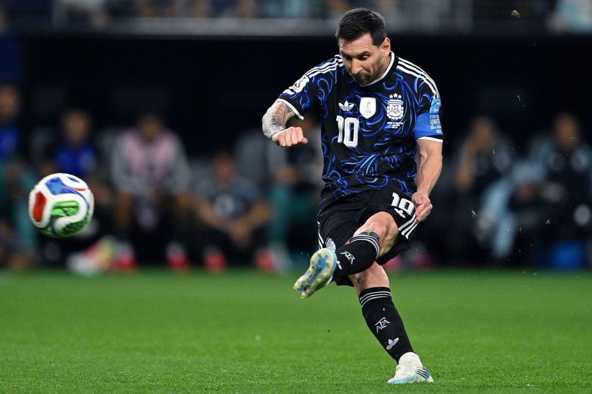 markklfc's tweet photo. João Neves on Lionel Messi becoming the first player ever to score in seven consecutive FIFA World Cup appearances:

🗣️ “After our game against Colombia, I sat down and watched Argentina. I wanted to see Messi again, and somehow he still finds new ways to amaze the football world.”

“Two starts, six goals, and now the first player in history to score in seven consecutive World Cup appearances. That's not just consistency that's football immortality.”

“You try to understand how he keeps doing it at this age, but you can't. Every touch, every movement, every finish reminds you why so many players grew up idolising him.”

“Records come and go, but what Messi is doing is beyond records now. He's making history every time he steps onto a World Cup pitch.”

“When you watch him closely, you realise you're not just watching one of the greatest players ever you're watching a player the game may never see again.”

“Players spend their entire careers chasing moments like these, but Messi has turned them into a habit. Every World Cup seems to add another chapter to a story that already felt impossible.”

“I honestly don't know where the limit is anymore. Every time people think he's done breaking records, he creates another piece of football history that may never be matched.”
