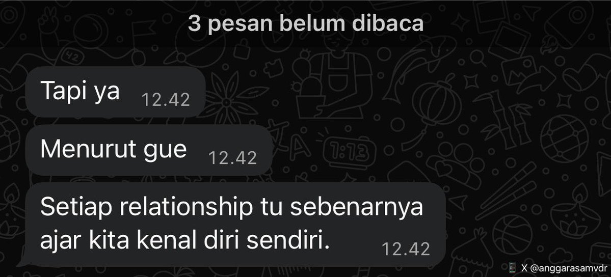 anggarasamvdr's tweet photo. sejujurnya kalo dipikir-pikir ini bener banget🥹 https://t.co/rcQRP6OH9Y