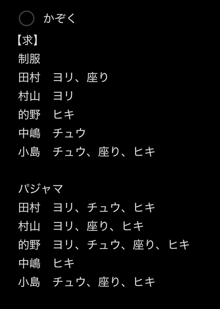 aaa777Re's tweet photo. 櫻坂46 生写真 トレ トレード

What's "KAZOKU"  MV 衣装
かぞく　制服　パジャマ

【求】画像1
【譲】画像2、3

本日リアルミーグリ 幕張 リアミー
直トレ希望です。

よろしくお願いします！ https://t.co/2PcAzsdvVu