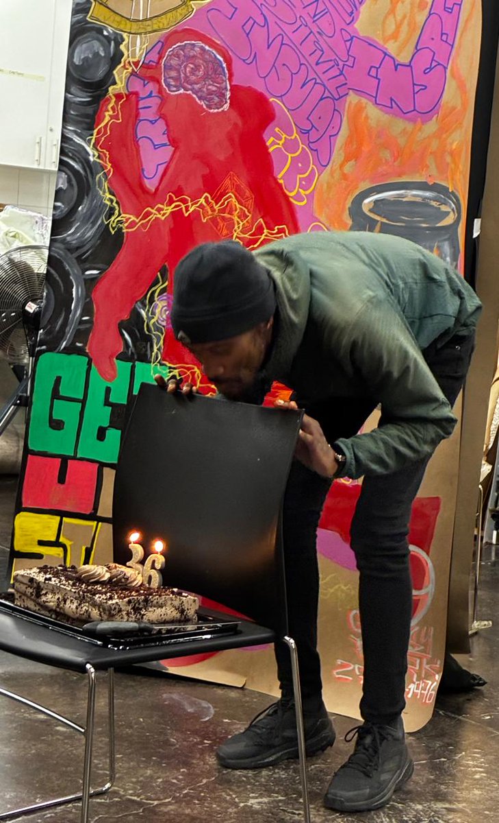 simphiwekaka's tweet photo. Thank you to everyone that wished me a happy birthday. It was my first birthday spent at a museum. The cake was delicious 🙏🏼 thanks Zeitz Mocca for inviting me and getting me a cake 🥳🙏🏼🙏🏼 https://t.co/JVCWeZ15fu