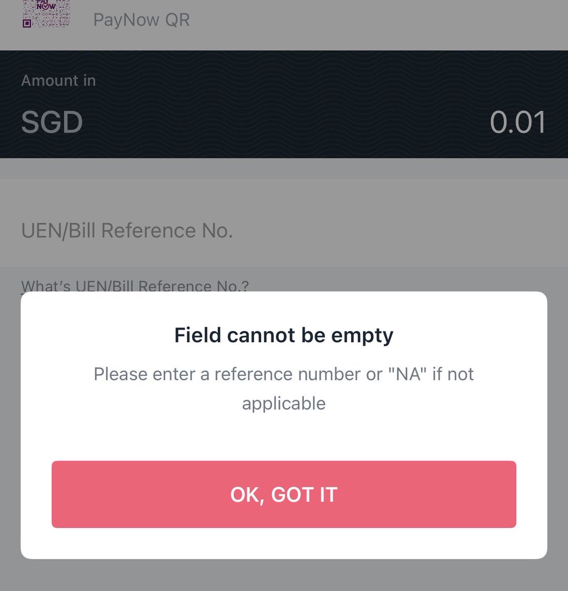 AniCurry's tweet photo. Dunno if PayNow 2.0 committee ppl are on X but please fix this https://t.co/25FJMLU2xV