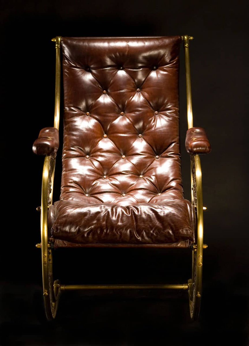 runcominvest's tweet photo. A magnificent example of a mid-19th-century Victorian Winfield rocking chair, England. https://t.co/o3zDIJ4NbT