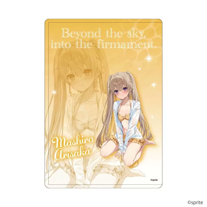 完売情報】 「蒼の彼方のフォーリズム」 キャラクリアケース ・03/有坂