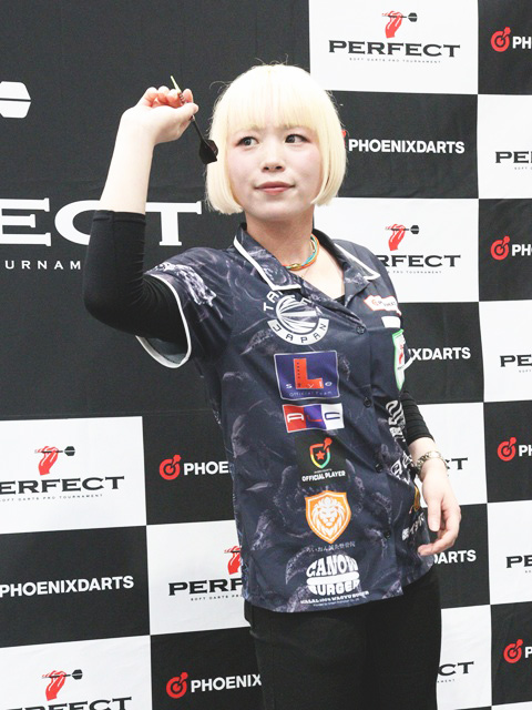 prodarts's tweet photo. 🍑PERFECT第8戦 福島大会🍑

【Channel #2】では、
鎌田 愛プロ vs 吉牟田 凜プロの試合を配信！

#ダーツ
#PERFECT
#パーフェクト https://t.co/yYGbYreydK