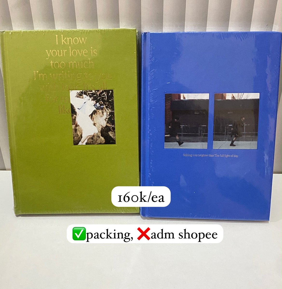 Yentaegi's tweet photo. Wts ready ina
Album ateez album mark album ald1 star road album jnjm boothside

✅ packing
❌ adm shopee
🏠 jateng

Wts album kpop murah nct alphadriveone jeno jaemin ateez the world https://t.co/gJwed0cED0