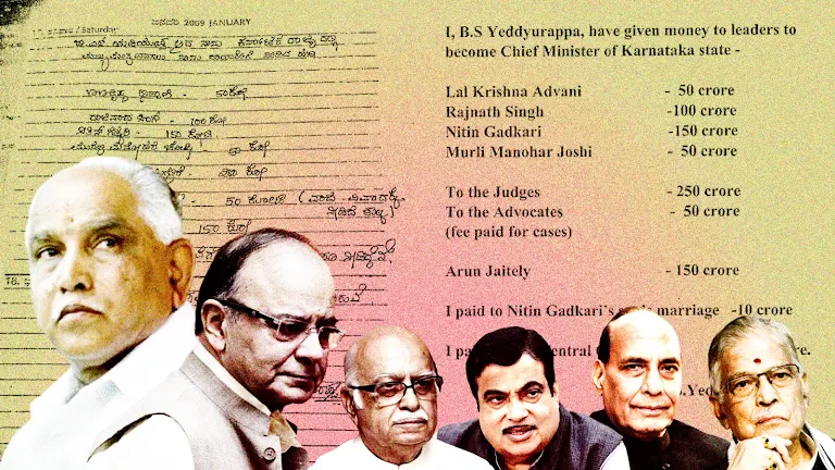 thecaravanhindi's tweet photo. क्या आपको येदियुरप्पा डायरी विवाद याद है?
2011 में येदियुरप्पा पर भ्रष्टाचार के आरोप लगे थे और उन्हें गिरफ्तार कर न्यायिक हिरास्त में भेज दिया गया था. कर्नाटक लोकायुक्त ने उन्हें सरकारी जमीन में हेराफेरी और उत्खनन घोटाले में घूस लेने का दोषी पाया था. इस आरोप के चलते येदियुरप्पा सरकार गिर गई थी. उस साल जुलाई में उन्हें मुख्यमंत्री के पद से इस्तीफा देने के लिए मजबूर होना पड़ा था. बीजेपी ने उन्हें पार्टी से निकाल दिया और उन्होंने कर्नाटक जनता पक्ष (केजेपी) पार्टी को पुनरुज्जीवित किया. लेकिन 2014 के लोक सभा चुनावों से पहले नरेन्द्र मोदी और अमित शाह ने येदियुरप्पा और केजेपी को बीजेपी में फिर शामिल करा लिया. बाद में येदियुरप्पा भ्रष्टाचार के इन मामलों से बरी हो गए. 2018 में राज्य विधान सभा चुनाव में वे बीजेपी के मुख्यमंत्री पद के उम्मीदवार थे.
अगस्त 2017 में कर्नाटक के वरिष्ठ कांग्रेस नेता डीके शिवकुमार के घर में आयकर विभाग के छापे में डायरी के कुछ पेज प्राप्त हुए थे, जो बताते हैं कि बीजेपी के वरिष्ठ नेता और कर्नाटक के पूर्व मुख्यमंत्री बीएस येदियुरप्पा ने बीजेपी के राष्ट्रीय नेताओं, उसकी केन्द्रीय समिति के नेताओं, जजों और वकीलों को 1800 करोड़ रुपए से अधिक का भुगतान किया था. येदियुरप्पा ने इन कथित भुगतानों को कर्नाटक विधान सभा की साल 2009 की विधायक डायरी में कन्नड भाषा में अपने हाथों से दर्ज किया था. इस डायरी एंट्री की कॉपी आयकर विभाग के पास 2017 से थी. येदियुरप्पा ने लिखा था कि उन्होंने बीजेपी की केन्द्रीय समिति को 1000 करोड़ रुपए दिए हैं. उन्होंने वित्त मंत्री अरुण जेटली और परिवहन मंत्री नितिन गडकरी को 150-150 करोड़ रुपए, गृहमंत्री राजनाथ सिंह को 100 करोड़ रुपए और बीजेपी के वरिष्ठ नेता लाल कृष्ण आडवाणी और मुरली मनोहर जोशी को 50-50 करोड़ रुपए दिए हैं. इन भुगतानों के अतिरिक्त इस डायरी में गडकरी के “बेटे की शादी के लिए” 10 करोड़ रुपए देने की बात भी दर्ज है. येदियुरप्पा की डायरी में जजों को 250 करोड़ रुपए और वकीलों को 50 करोड़ रुपए (केस लड़ने की फीस) देने की बात भी है, लेकिन किसी का नाम डायरी में नहीं है.
बीजेपी के केन्द्रीय नेतृत्व को किए गए कथित भुगतान के अलावा, डायरी में राज्य के विधायकों को किए गए भुगतान का भी उल्लेख है. इन में कुछ विधायकों की 2008 में येदियुरप्पा को मुख्यमंत्री बनाए जाने में भूमिका थी. उस साल के विधानसभा चुनावों में येदियुरप्पा ने कांग्रेस, जनता दल (सेक्यूलर) और निर्दलीय विधायकों को अपने पक्ष में मिलाकर बहुमत हासिल किया था. उस वक्त येदियुरप्पा को समर्थन देने वाले 6 में से 5 विधायकों को बाद में येदियुरप्पा ने कैबिनेट में शामिल किया था. इनमें से कई नेताओं के नामों का उल्लेख डायरी में है.
पढ़ें निलीना एम एस और अतिरा कोनिक्करा का मार्च 2019 का यह लेख: https://t.co/YvaNgmJZ6r