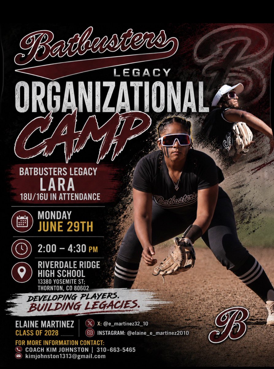 e_martinez32_10's tweet photo. Excited to compete at the IDT in Boulder, Colorado with OC Batbusters Legacy Lara 16U! Ready to work, compete, and leave it all on the field. Coaches, here is my schedule and contact information. Let’s go!

One Team. One Goal. Batbusters 
#32 | C/UTL | 2028 https://t.co/Z965z3pL5j
