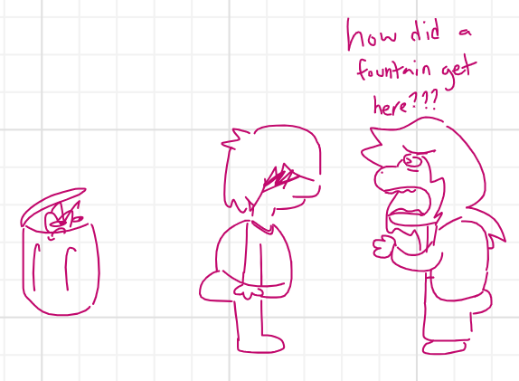 DropshipDebacle's tweet photo. #deltarune #deltarunespoilers fountain https://t.co/EFru9LZGJq