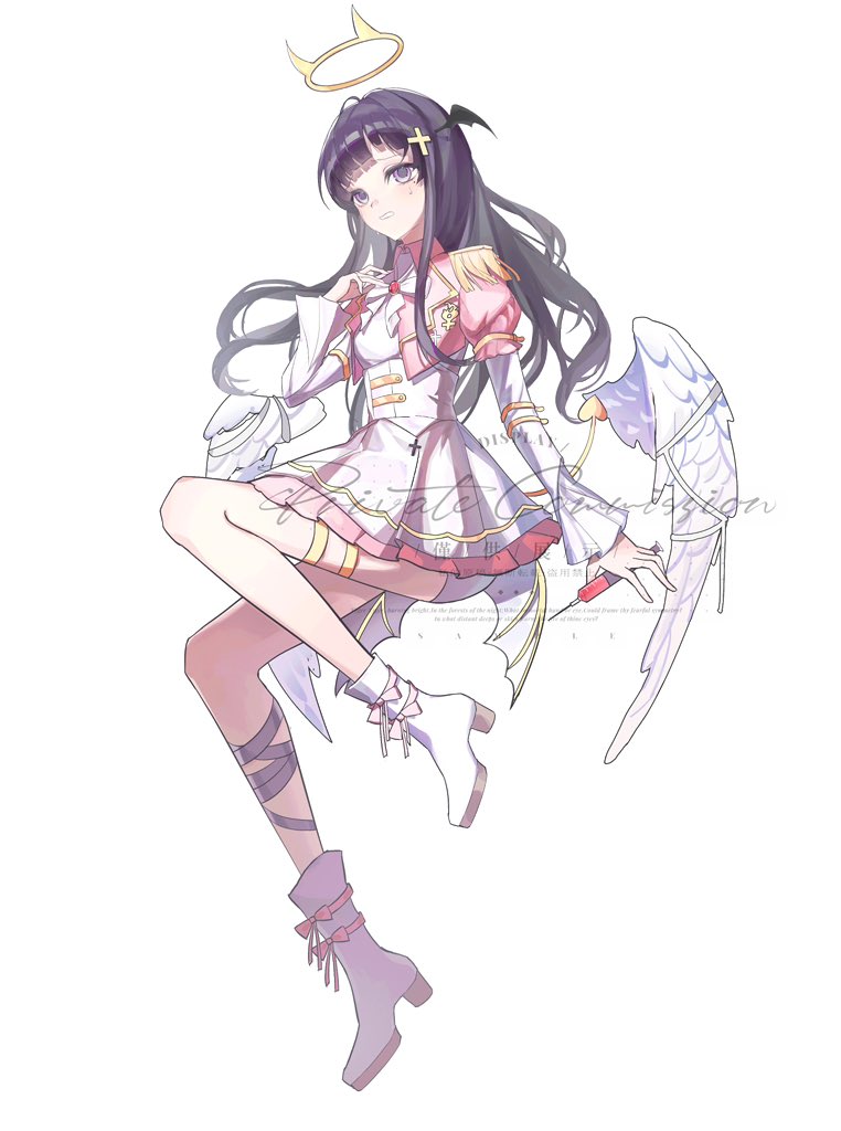 0418mercury's tweet photo. 我保证你是天使，只是偶尔有点坏😈

#罪木蜜柑 
#ダンガンロンパ https://t.co/reF9OdCxWD