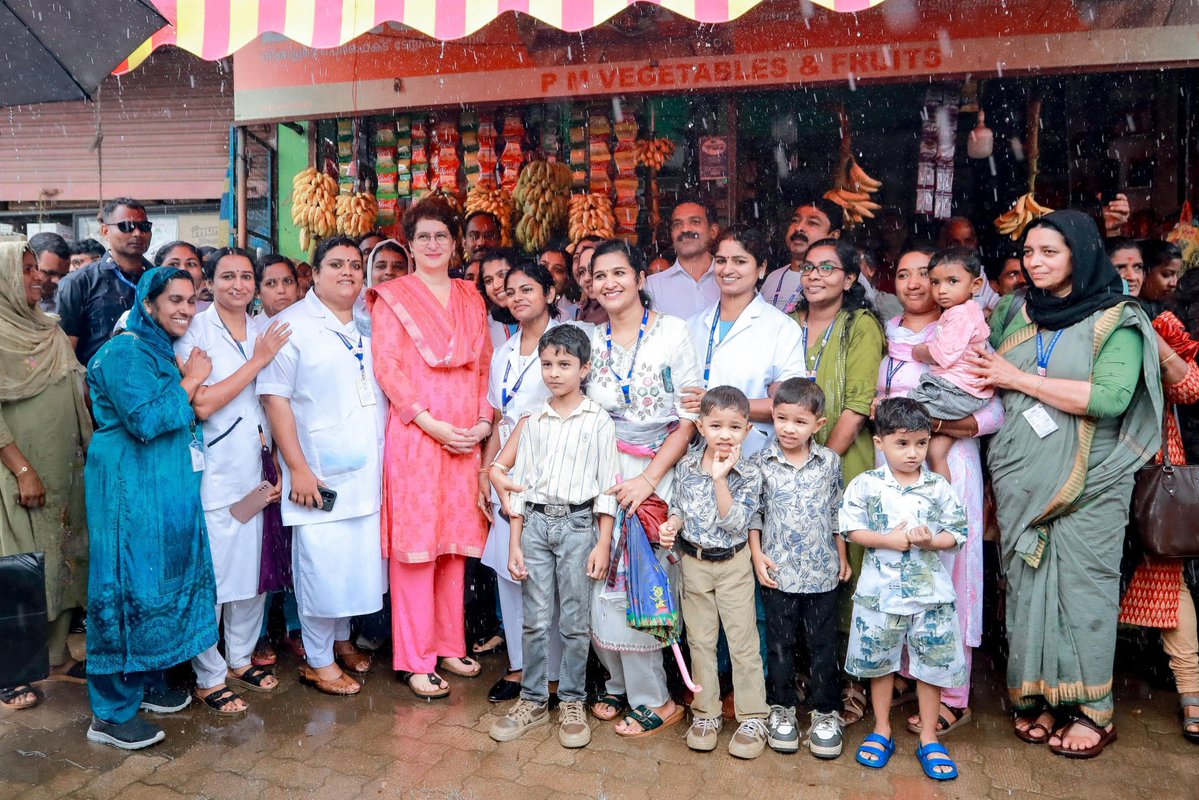 VinodJakharIN's tweet photo. Building a healthier tomorrow for every child

Congress General Secretary &amp; Wayanad MP Smt. @priyankagandhi ji inaugurated the District-Level Pulse Polio Immunisation Program at Padinjarathara, Kalpetta, today. 

📍 Wayanad, Kerala https://t.co/vRhaMYrE6K