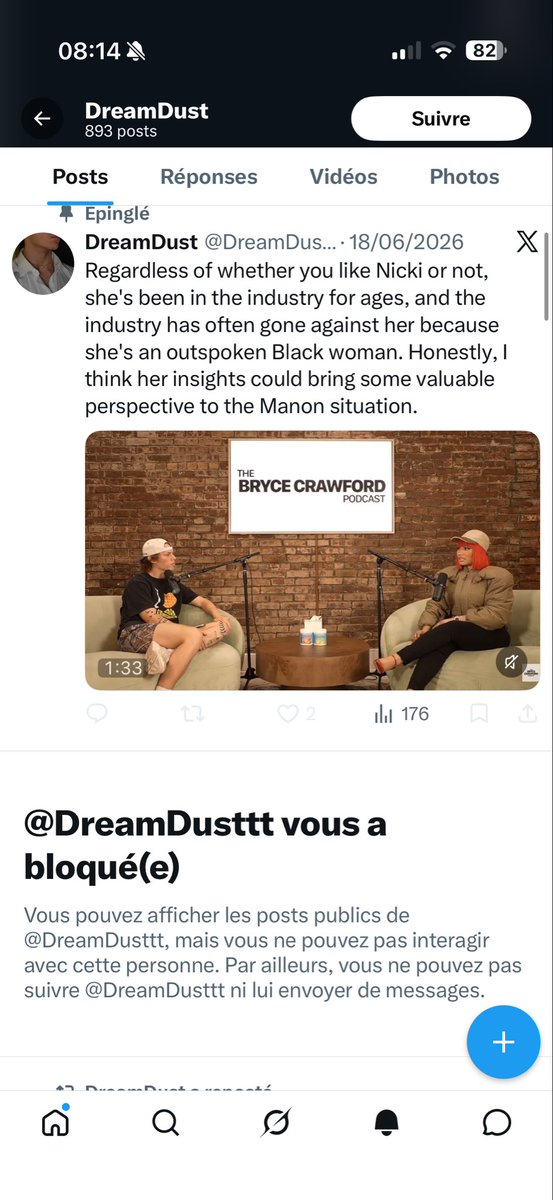ch1210x's tweet photo. @Grimmchild32338 @DreamDusttt @Eric_Adroite @hind_tln Cherche pas, il manque d’arguments, insulte pour se sentir fort et exister, et pense savoir de quelle partie sont les gens des que tu vas a l’encontre de ces gens t’es absolument un partisan du RN🤣
Bref passe ton chemin tu va perdre ton temps😉 https://t.co/Q4q1CugHJd