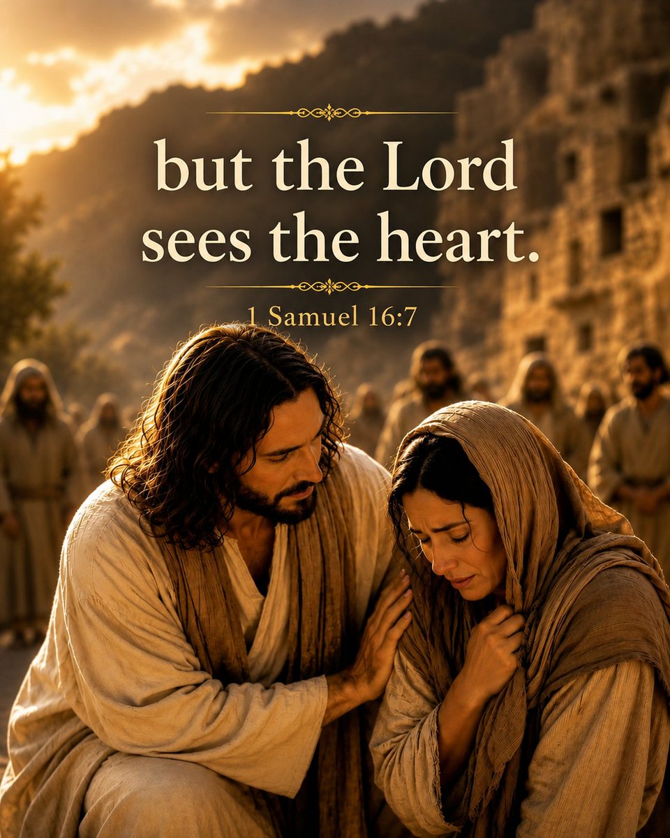 John_Matthew_T's tweet photo. But the Lord sees the heart. 

1 Samuel 16:7 https://t.co/6l22ikTN2g