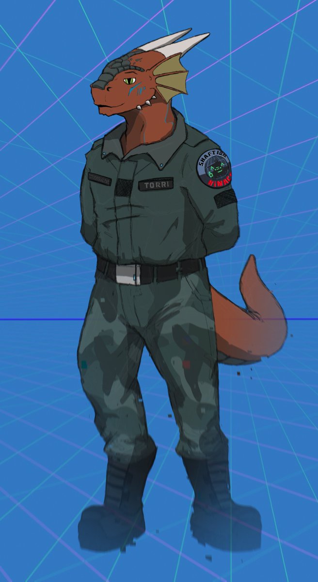 SSDC_N1K4's tweet photo. Its Torri! My cool computer character as their virtual avatar instead of their robot form. Developed by Shaftion for the HiMAC system, their developers didnt scrub the internet snapshot  they had access to well enough. There was some influence.. Hence the  scalie avatar lol https://t.co/Q9sGNnroTP
