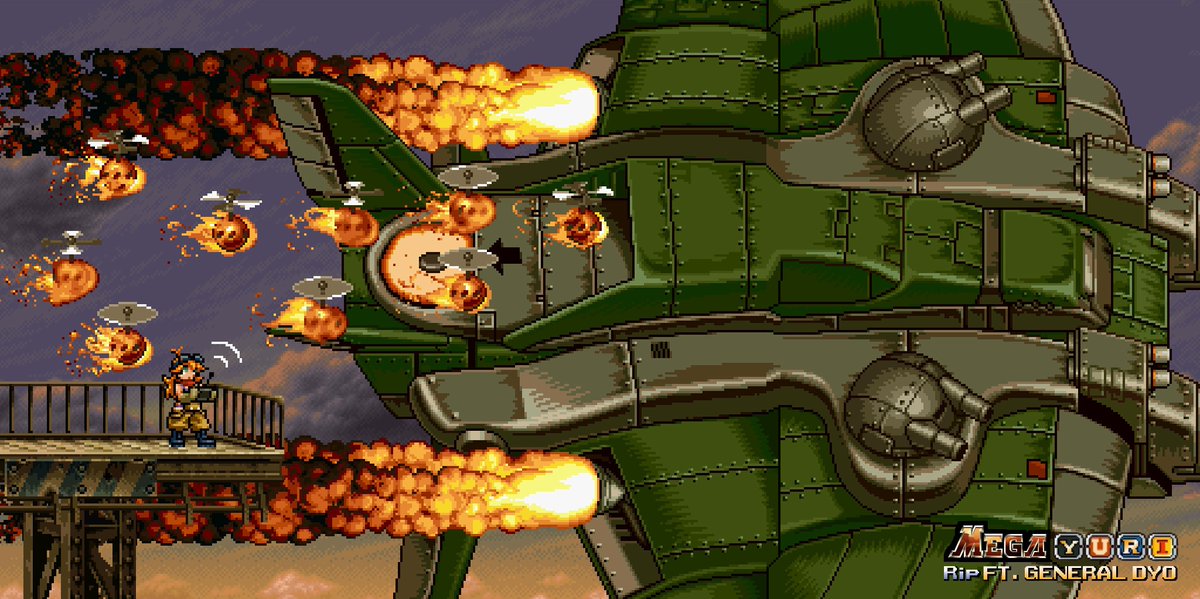 MegaYuri5's tweet photo. Caroline but controlling a REAL F-502 ShootingRay 💀
(MS5 Bosses of Mission 2)
Thank you: @metasuralove
#メタルスラッグアタック #MetalSlug #metalslugattack #MSAR #MetalSlug30th https://t.co/hOyRSagTGL