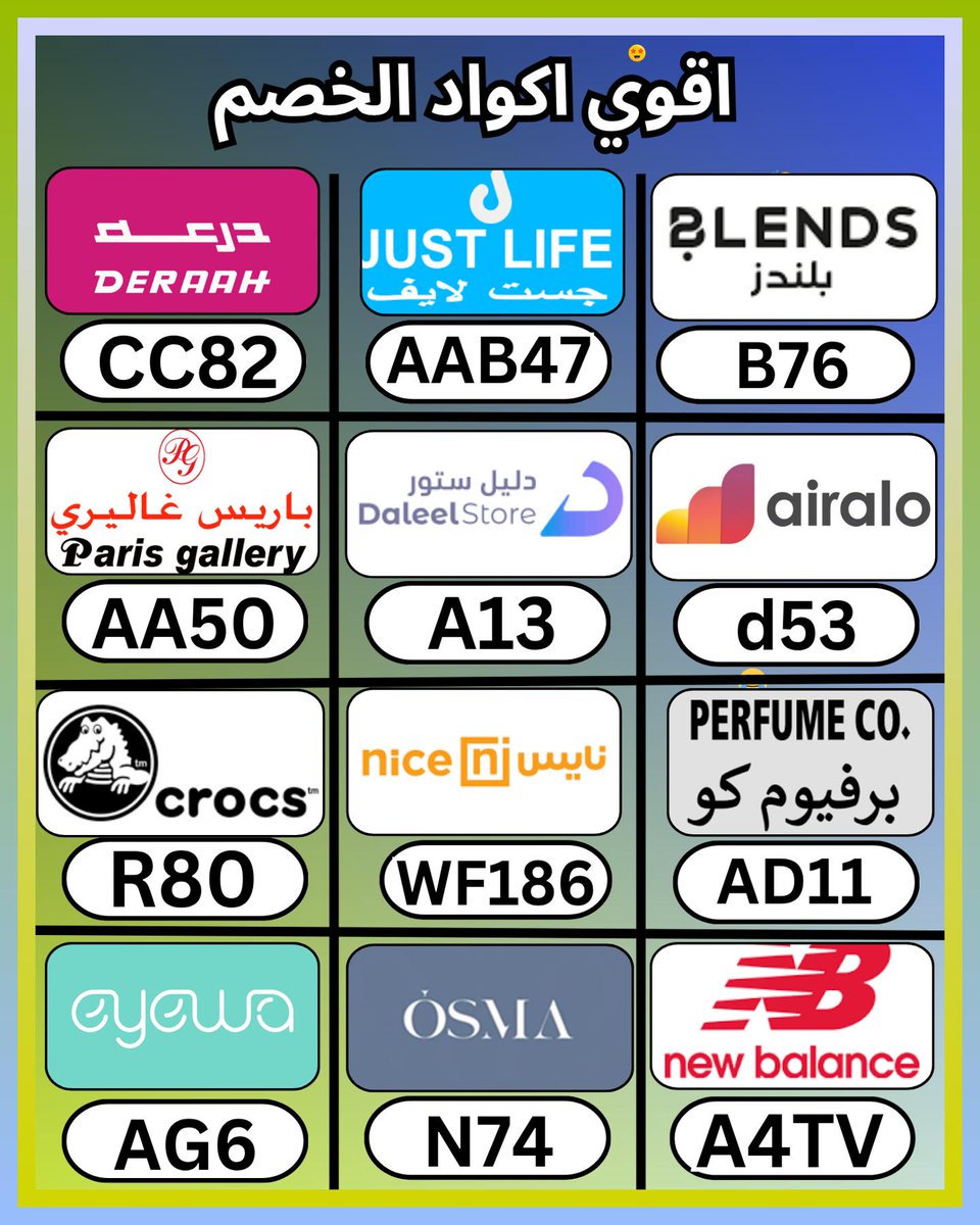CraftyCrofty1's tweet photo. من نيو بالانس إلى اوسما للعطور أرتب السلة، ثم كود و خصم و كوبون، وبعدها بلندز و دليل ستور و درعه و السعودية و نايس و ايوا و ايرالو و باريس غاليري و جست لايف و كروكس و برفيوم كو و الامارات
 ՅՖվռշ 📹✍ https://t.co/N7G22cAIhv