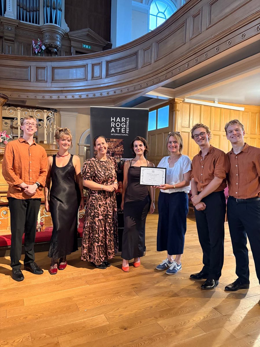 Welcome2Yorks's tweet photo. Lumas Winds has won the Dorothy Parkinson Memorial Award at the HACS Harrogate Music Festival: https://t.co/KcPQtuzwVc - after an outstanding performance, recognising the young ensemble as one of classical music's rising talents. Read more. https://t.co/hopUJxJdkX