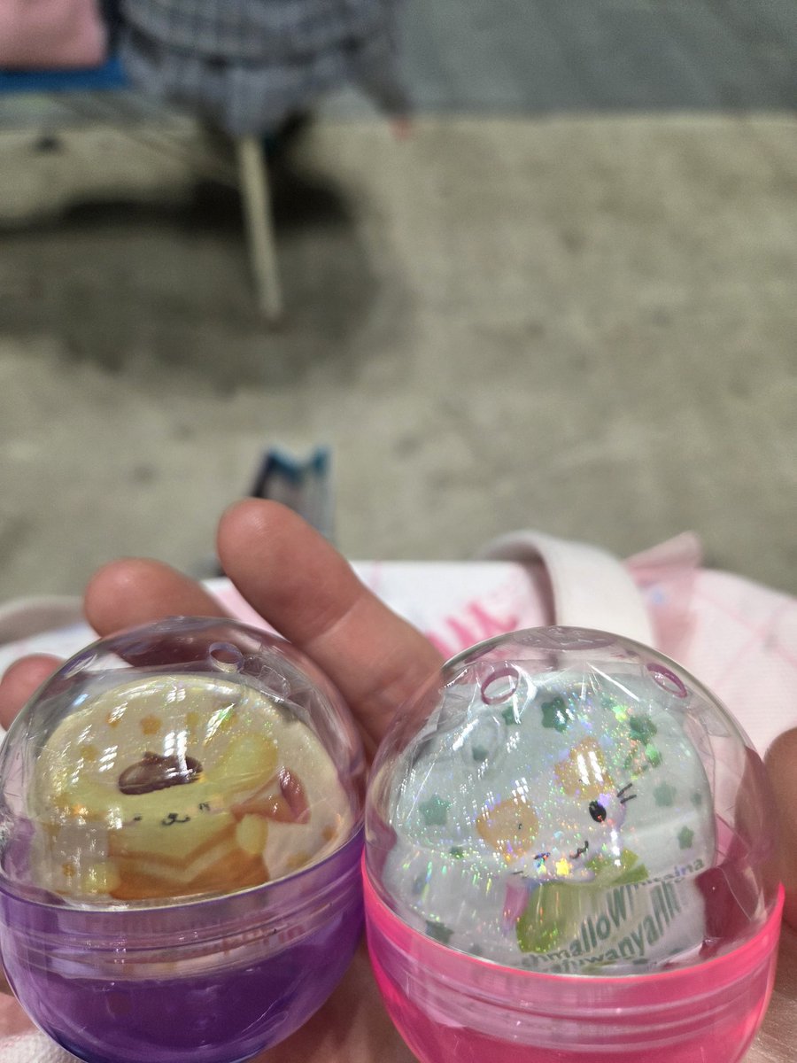 wstynt's tweet photo. 交換
サンリオフェス カプセルトイ　サンリオフェス2026限定缶バッジ 

譲：ポムポムプリン、マシュマロみたいなふわふわにゃんこ、

求：マイスウィートピアノまたは定価

本日サンリオフェスにて手渡し、後日ピューロ手渡し可能。
お気軽にお声掛けください🙇‍♀️ https://t.co/w56knjKTxz