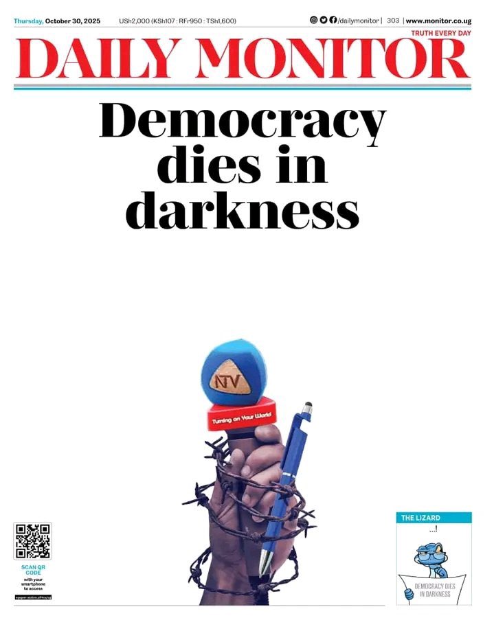 deuce_mercy's tweet photo. The shutdown of Nation Media Group is proof our country is dying down. This is bigger than lost jobs! We must ARISE. Let your anger out without fear. It is time to unite—our collective voices are far more powerful than theirs. BOYCOTT ALL MEDIA HOUSES #FreeAllPoliticalPrisonersInUg #FreeUganda #FreeNMG