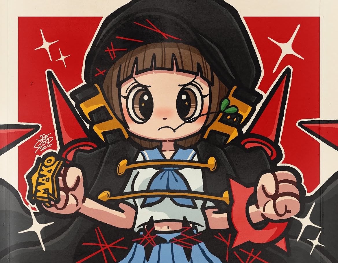 STOOP_LIFE's tweet photo. キルラキル マコ👊🔥 https://t.co/cks2YVVEVW