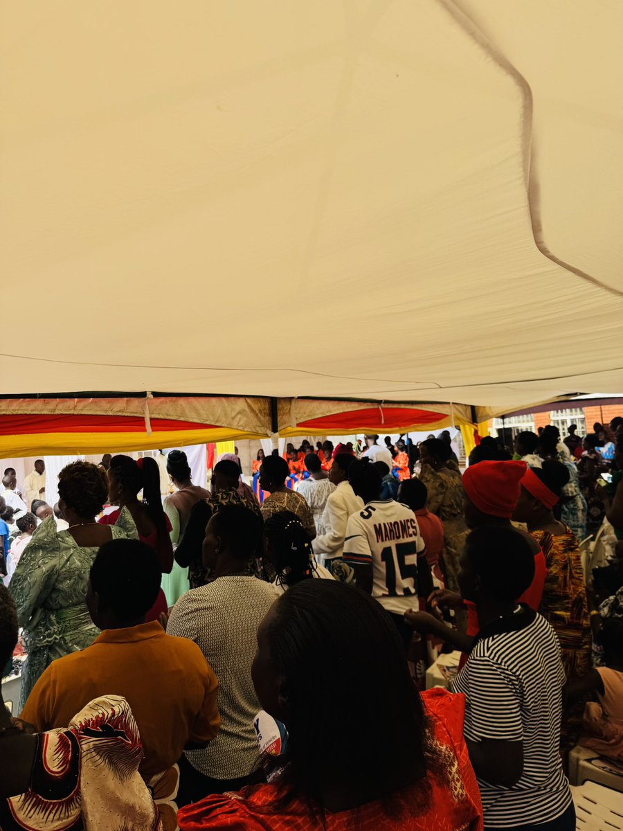 ShamimNambassa's tweet photo. We joined the Catholic Community in Kavule for a fundraising function for the reconstruction of the church 
The mass focused on martyrdom and how the Uganda Martyrs were brave and stood by their word without fear
This also applies today where we have to speak truth to authority no matter how bitter is it