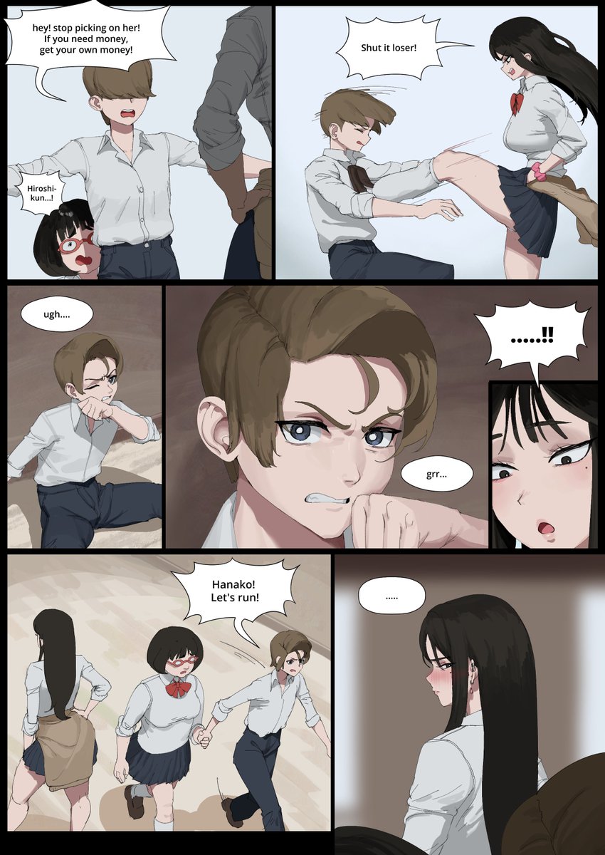 wjs07_'s tweet photo. Gyaru bully reverse-NTR (1/3) https://t.co/Nm63qC5tpw